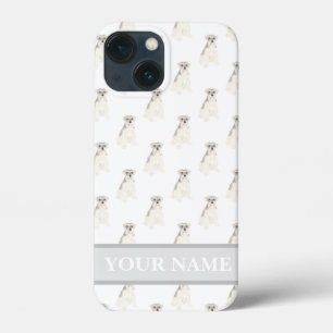 Case-Mate iPhone Case Chien Schnauzer gris et blanc personnalisé