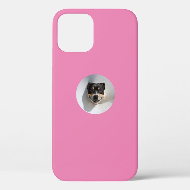 Coques Case-Mate iPhone Chien souriant drôle Coque-coque iphone Mate (Verso)