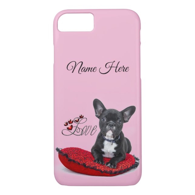 Coques Case-Mate iPhone Chien taureau français personnalisé - Français - A (Dos)