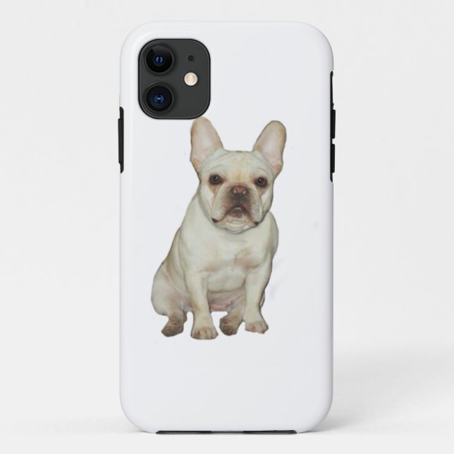 Coques Case-Mate iPhone Chien-taureaux français (B) - fawn (Dos)