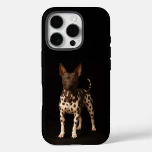 Coque iPhone 16 Pro Chien Terrier Nu 4 Luxe iPhone 16 Pro