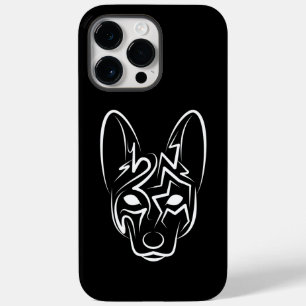 Coque Case-Mate iPhone Chien tribal noir et blanc