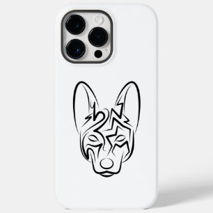 Coque Case-Mate iPhone Chien tribal noir et blanc