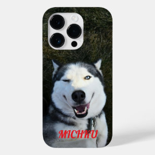 Coque Case-Mate iPhone "Chien un oeil fermé MICHKU