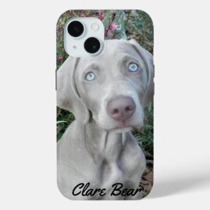 Coque Case-Mate iPhone Chien Weimaraner personnalisé - Brooklyn's Garden