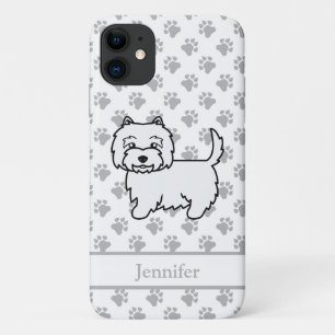 Case-Mate iPhone Case Chien West Highland White Terrier mignon et nom