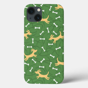 Case-Mate iPhone Case chiens chanceux avec l'arrière - plan d'os