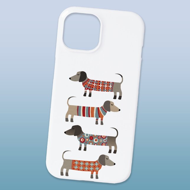 Coques Case-Mate iPhone Chiens de Dachshund (Dachshund Wiener Sausage Dog fun cell phone case)