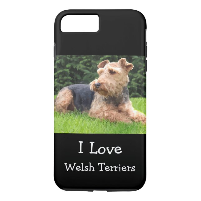 Coques Case-Mate iPhone Chiens de gallois Terrier d'amour (Dos)