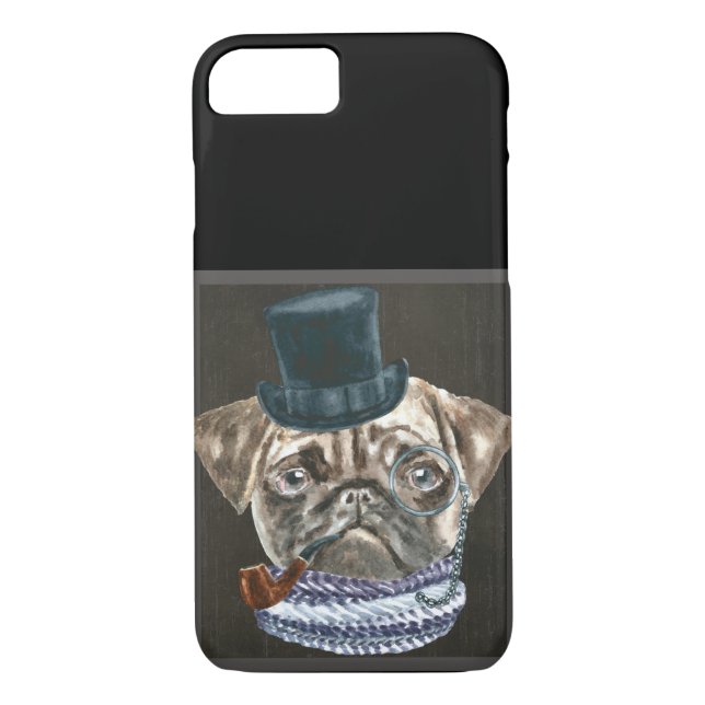 Coques Case-Mate iPhone Chiens d'écharpe de tuyau de TopHat Monacle de (Dos)