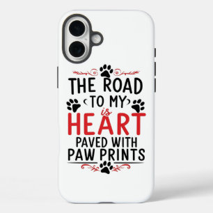 Coque Pour iPhone 16 Plus Chiens laissant des marques