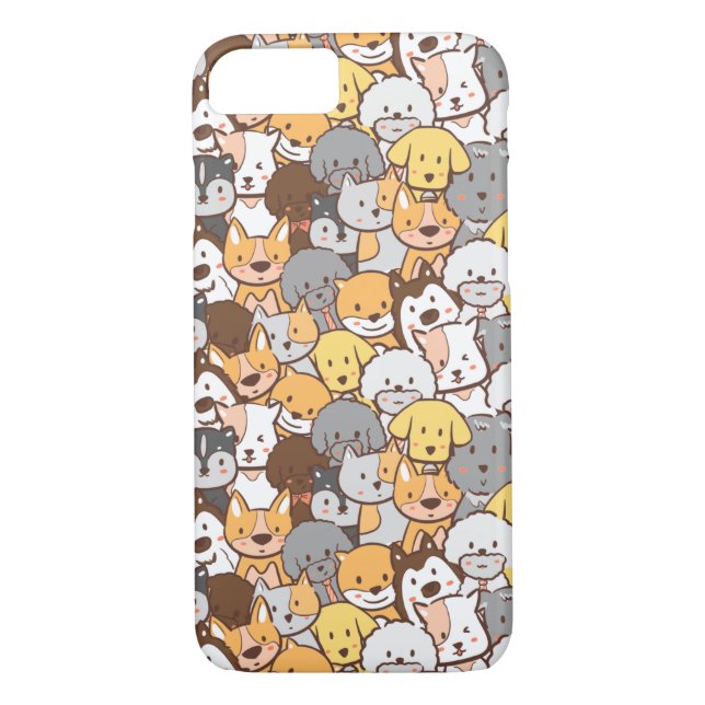 Coques Case-Mate iPhone Chiens mignons (Dos)