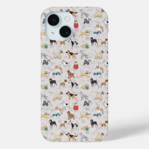 Coque Case-Mate iPhone Chiens mignons Design Motif Blanc