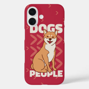 Coque Pour iPhone 16 Chiens > Personnes - Shiba Inu Amoureux des chiens