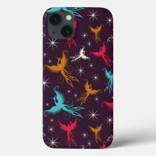 Coques Pour iPhone Chiffre motif d'oiseaux de Phoenix