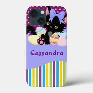 Case-Mate iPhone Case Chiffre noir de dix-huit Oeufs de Pâques Points et