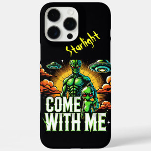 Coque iPhone 16 Pro Max Chiffres Aliens : Aventures dans l'espace