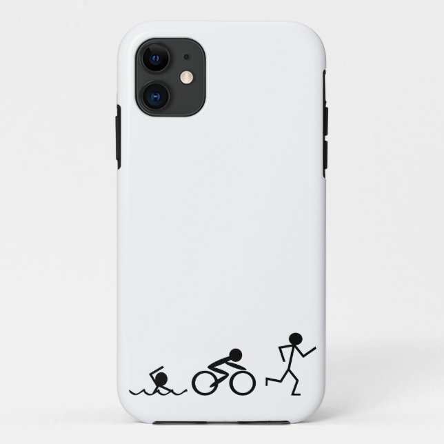 Coques Case-Mate iPhone Chiffres de bâton de triathlon (Dos)
