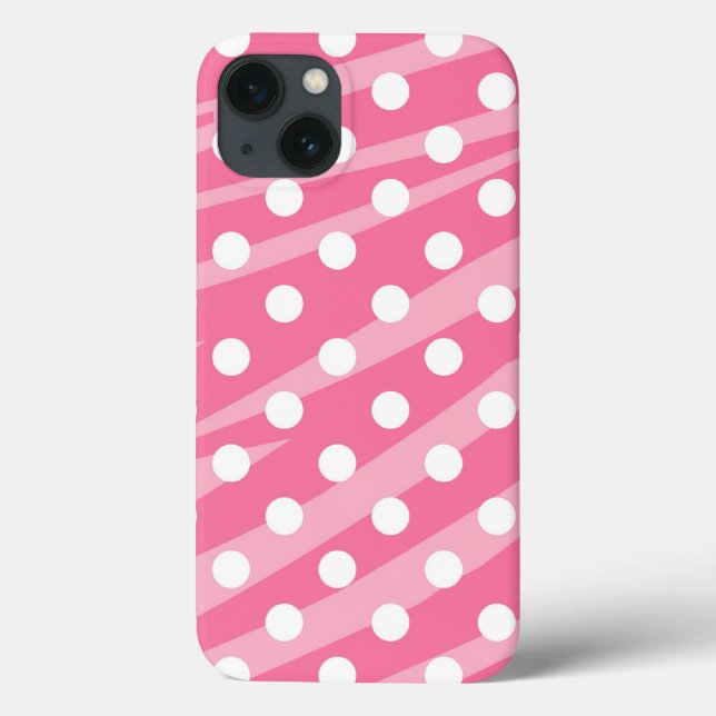 Coques Case-Mate iPhone Chiffres roses Zebra Print (Verso)