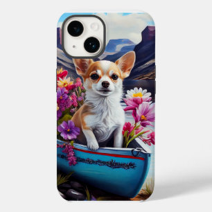 Coque Case-Mate iPhone Chihuahua à la pagaie : une aventure Pittoresque