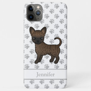 Case-Mate iPhone Case Chihuahua à poil lisse bringé dessin animé de chie