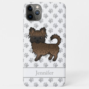 Case-Mate iPhone Case Chihuahua à poil long bringé Chien de dessin animé