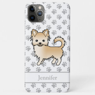 Case-Mate iPhone Case Chihuahua à poil long fauve Dessin animé de chien