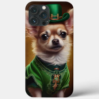 Chihuahua Chien en robe de la Saint Patrick