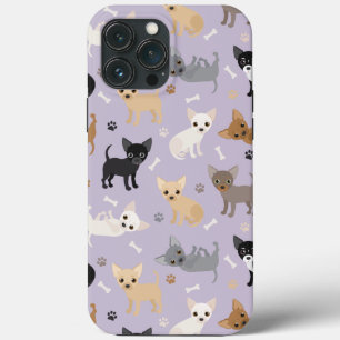Case-Mate iPhone Case Chihuahua Os et pattes violet