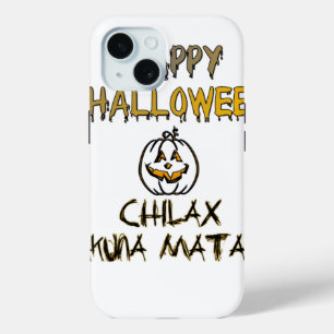 Coque Pour iPhone 15 Chilax Éffrayant & Fun : Happy Halloween Collectio