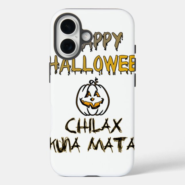 Coques Case-Mate iPhone Chilax Éffrayant & Fun : Happy Halloween Collectio (Verso)