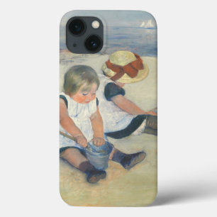 Coques Pour iPhone Children Playing on the Beach