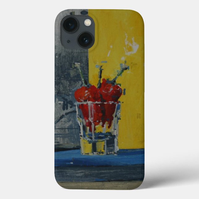 Coques Case-Mate iPhone Chillies in a Glass (Verso)