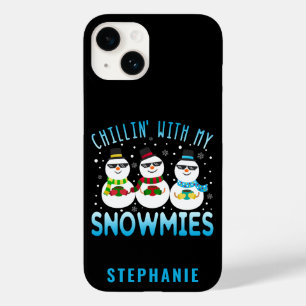 Coque Case-Mate iPhone Chillin drôle avec mes neiges Noël