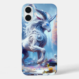 Coque Pour iPhone 16 Plus Chimère blanche mignonne Imaginaire hiver