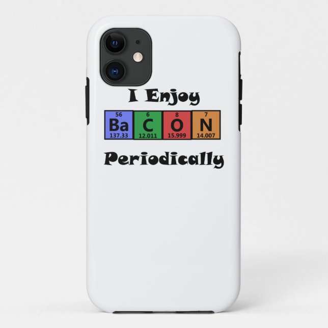 Coques Case-Mate iPhone Chimie de la Science de lard de Tableau périodique (Dos)