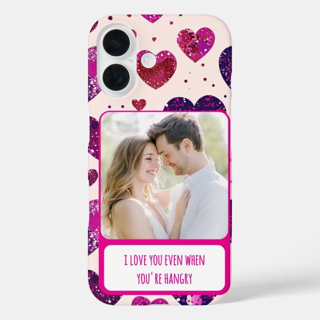 Coques Case-Mate iPhone Chimmer coeur violet quand vous êtes en colère (Verso)