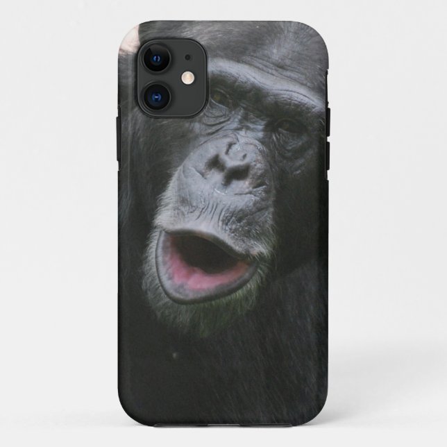 Coques Case-Mate iPhone Chimpanzé mignon (Dos)