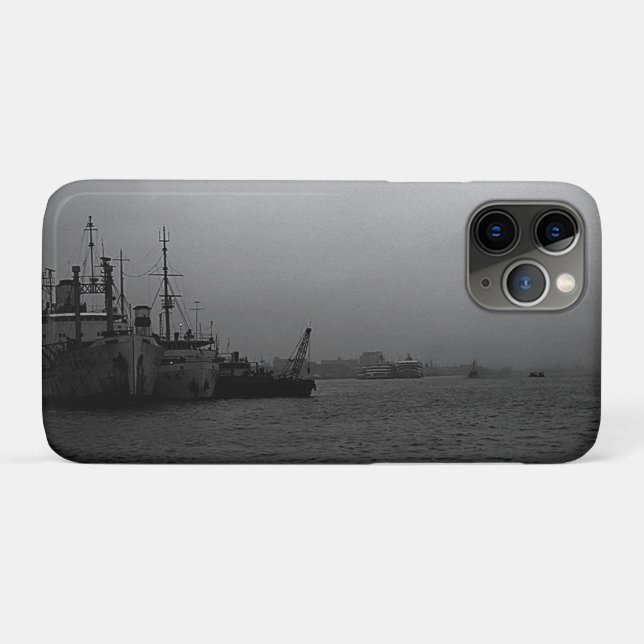 Coques Case-Mate iPhone Chine Ancienne port de Shanghai (Dos (Horizontal))