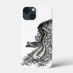 Case-Mate iPhone Case Chine Dragon, noir et blanc Design en Tattoostyl