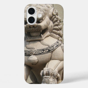 Coques iPhone 16 Plus Chinoise Gardienne Lion Foo 石 chien 獅