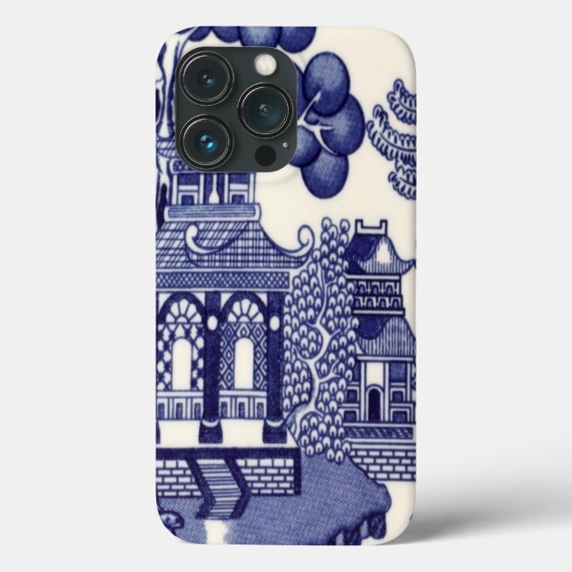 Coques Case-Mate iPhone Chinoiserie bleue et blanche Oriental (Verso)