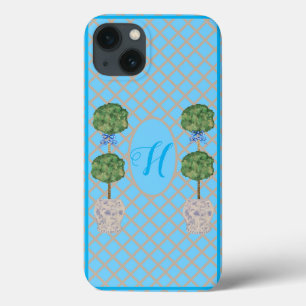Case-Mate iPhone Case Chinoiserie Turquoise Ginger Jar Jars Topiary