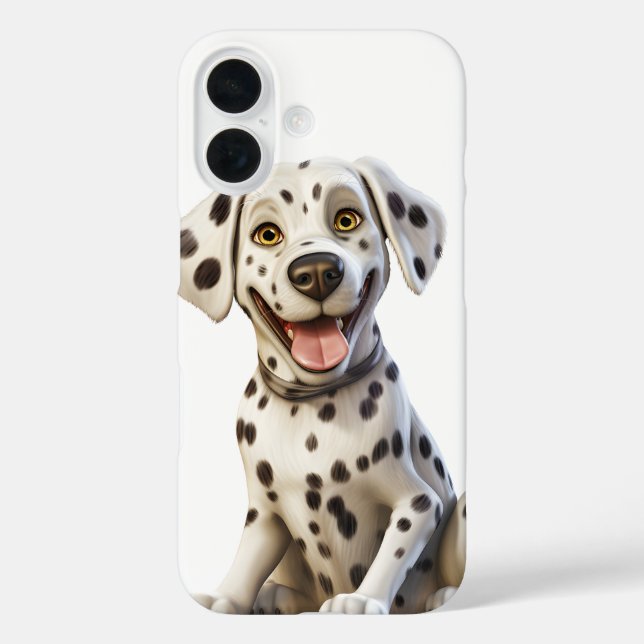 COQUES Case-Mate iPhone CHIOT DALMATIEN AU VISAGE JOYEUX (Verso)