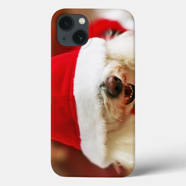 Coques Case-Mate iPhone Chiot de Bichon Frise utilisant le costume de Père (Verso)