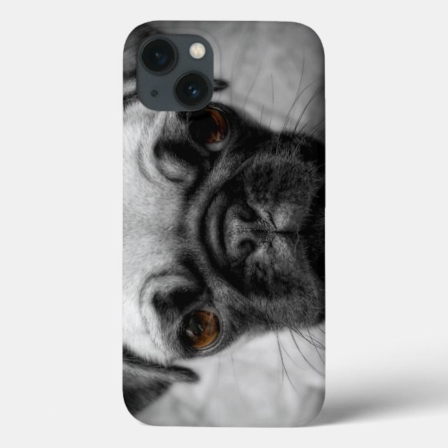 Coques Case-Mate iPhone Chiot de carlin (Verso)