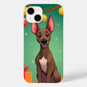 Coque Case-Mate iPhone 🎄 Chiot de Noël Joie ✨ Joli chien de Noël