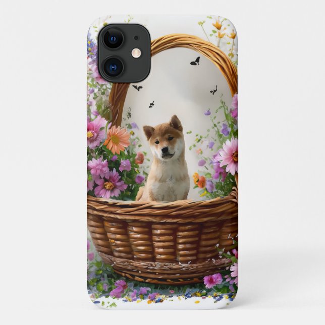 Coques Case-Mate iPhone Chiot de Shiba Inu (Dos)