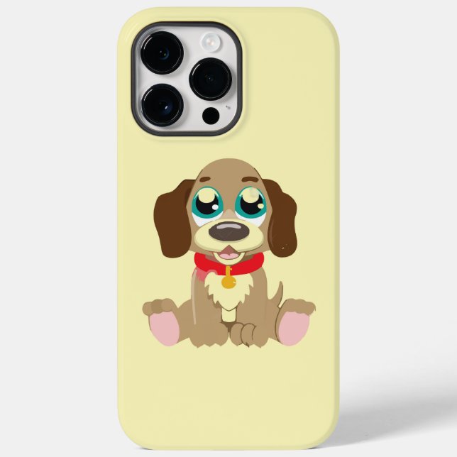 Coques Case-Mate iPhone Chiot Mignon Avec De Beaux Yeux (Verso)