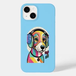 Coque Case-Mate iPhone Chiot super : Une Canine Colorée